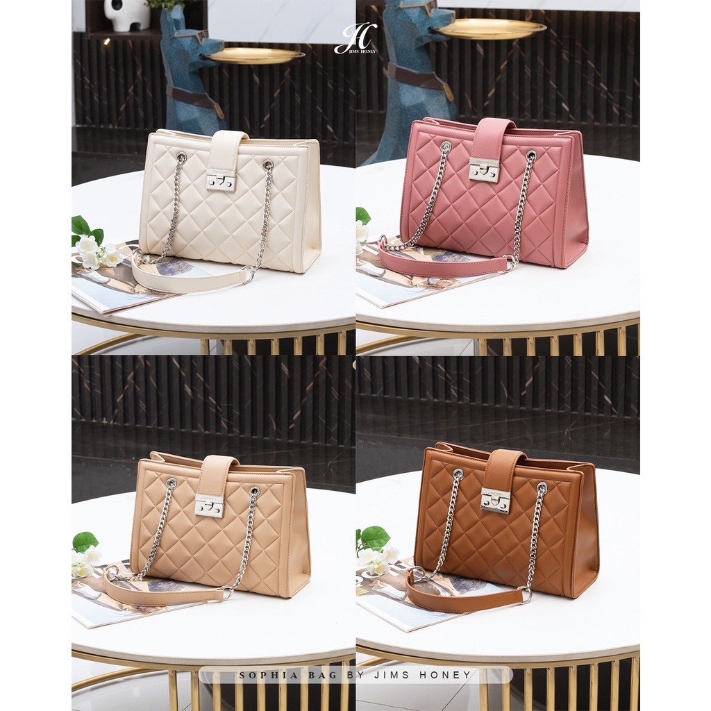 Sophia Bag Jims Honey Tote Bag Fashion Wanita  Trendy Kapasitas Ukuran Besar