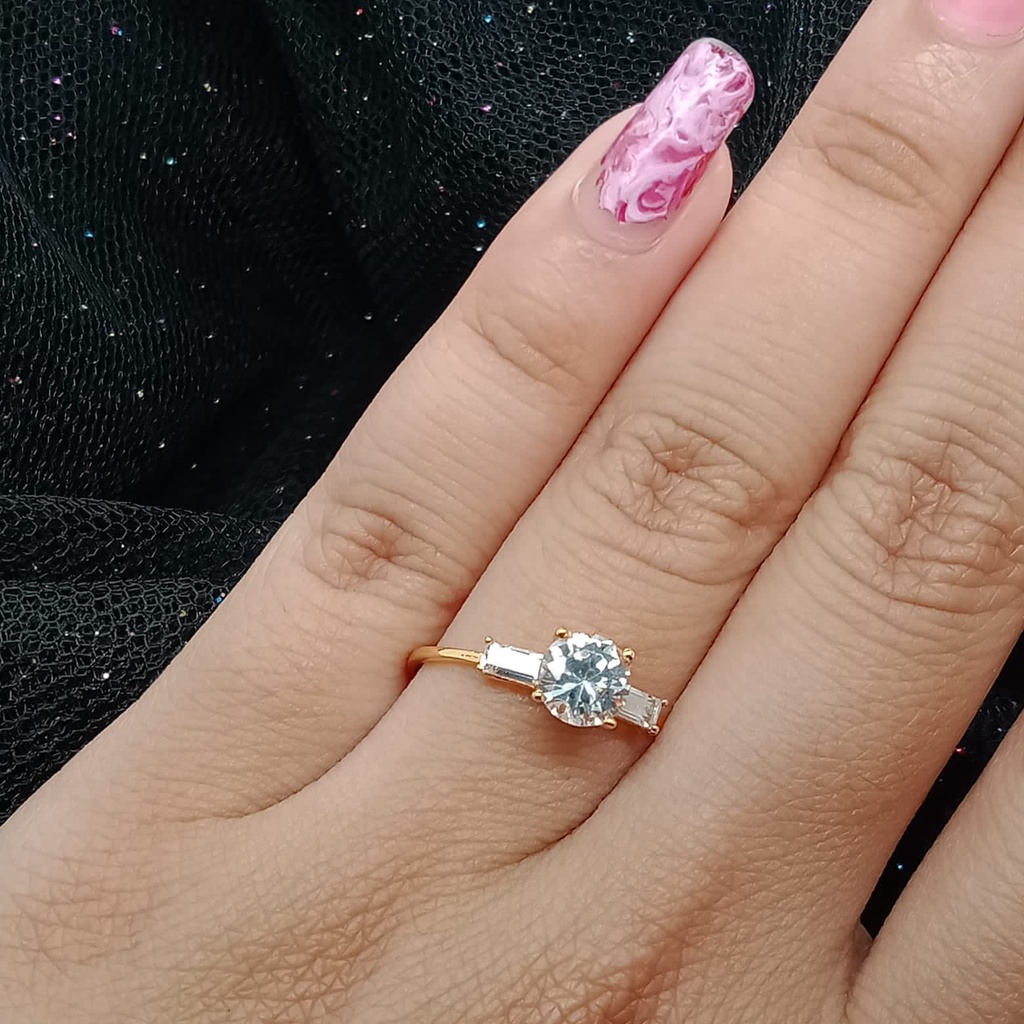 Cincin Emas 17K - 1.55 Gr Kadar 750 - 4458