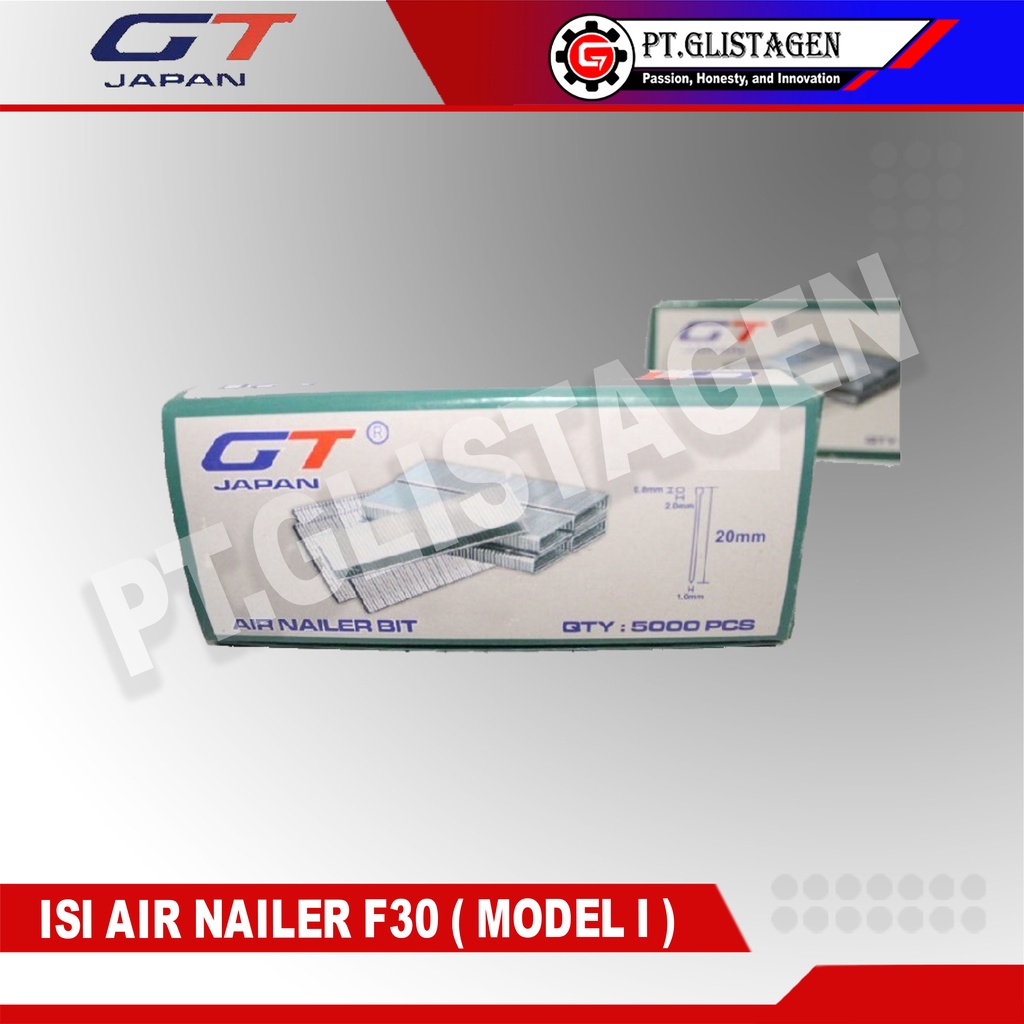 Isi Air Nailer F10 / Isi Paku Tembak Lurus model ( i ) F-10 F 10