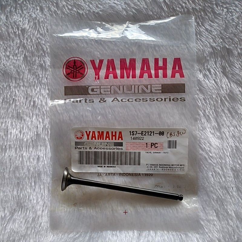 Klep valve in & ex intake exhaust 1S7-E2111-00 & 1S7-E2121-00 ori YAMAHA