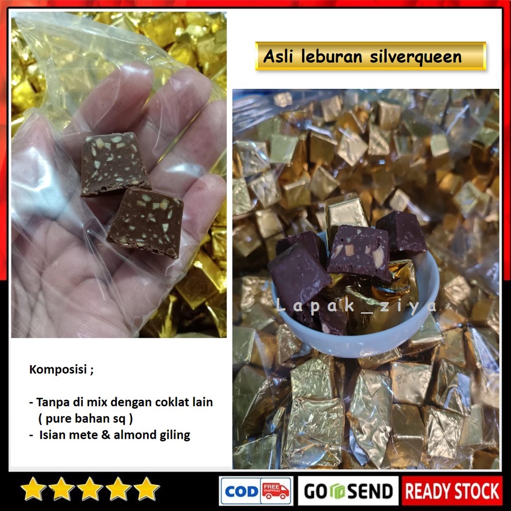 COKLAT PIRAMID 1KG ASLI LEBURAN SILVERQUEEN PIRAMID COKLAT BAHAN SQ / SQ MIX/COKLAT KILOAN | PATAHAN SQ | LEBURAN SQ KILOAN