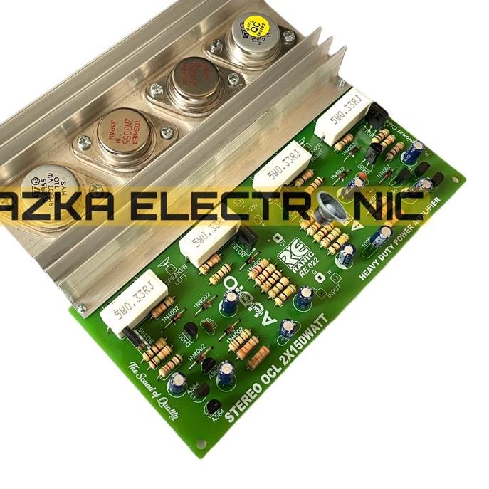 ▲ Kit Power Amplifier OCL 150W Stereo TR Jengkol ✵