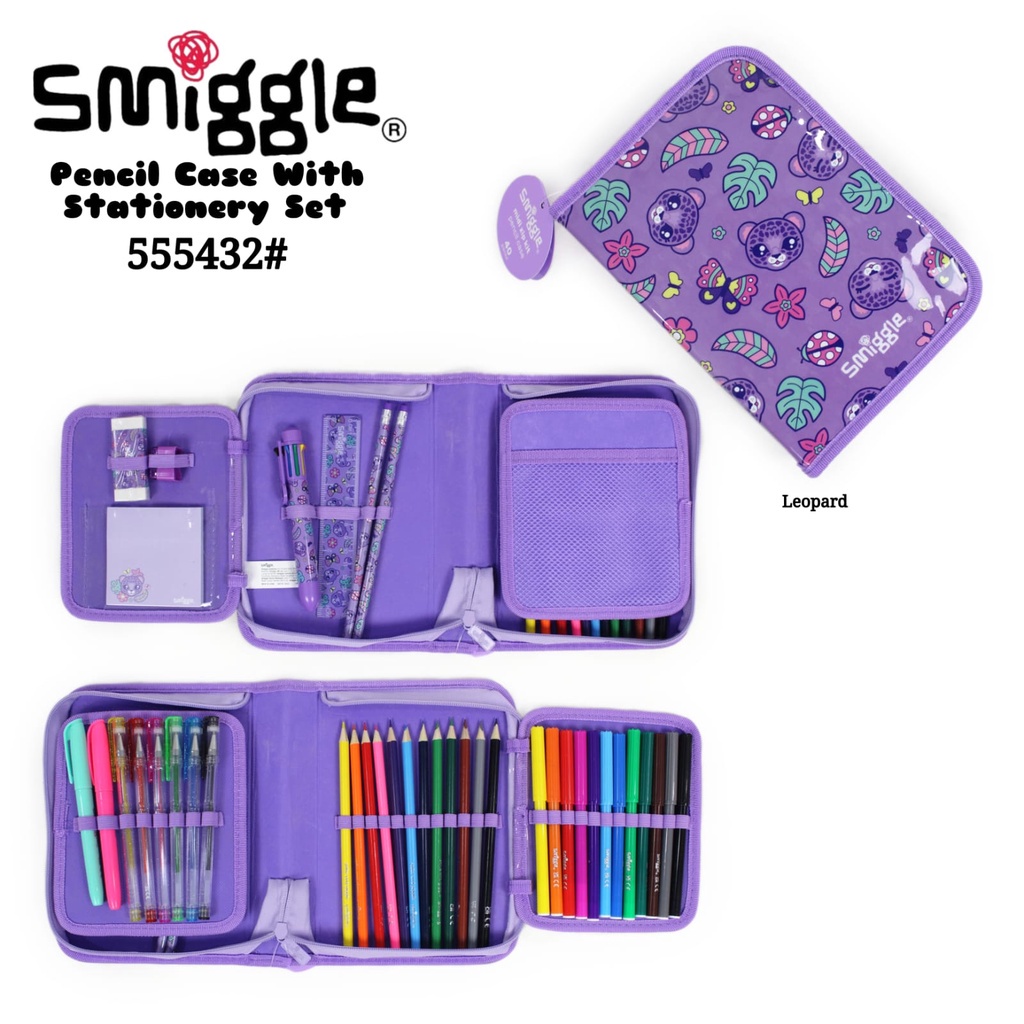 Smiggle Midi Zip Kt Stationery Gift set