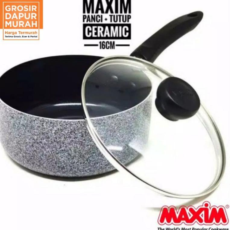 MURAH MERIAH MAXIM NEOSTONE SAUCEPAN 16 / PANCI KERAMIK TERMURAH