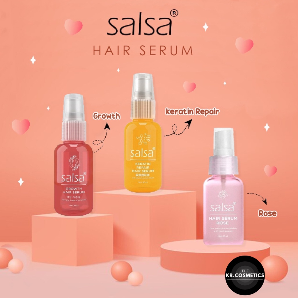 SALSA Hair Serum - Spray Perawatan Rambut Keratin &amp; Growth Treatment 80 ml