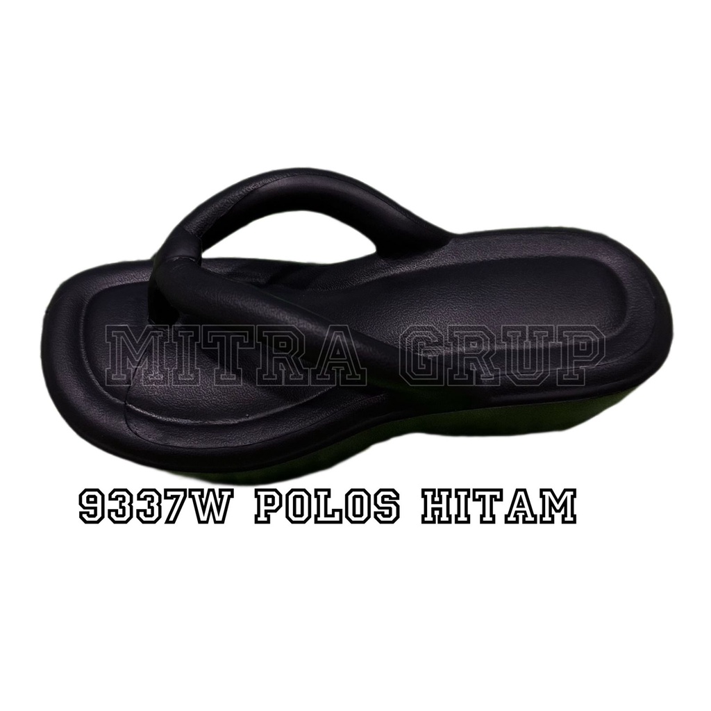 9337W- Sandal Jepit Anti Slip Sandal Wanita Korean Style Rubber BY SMOLL