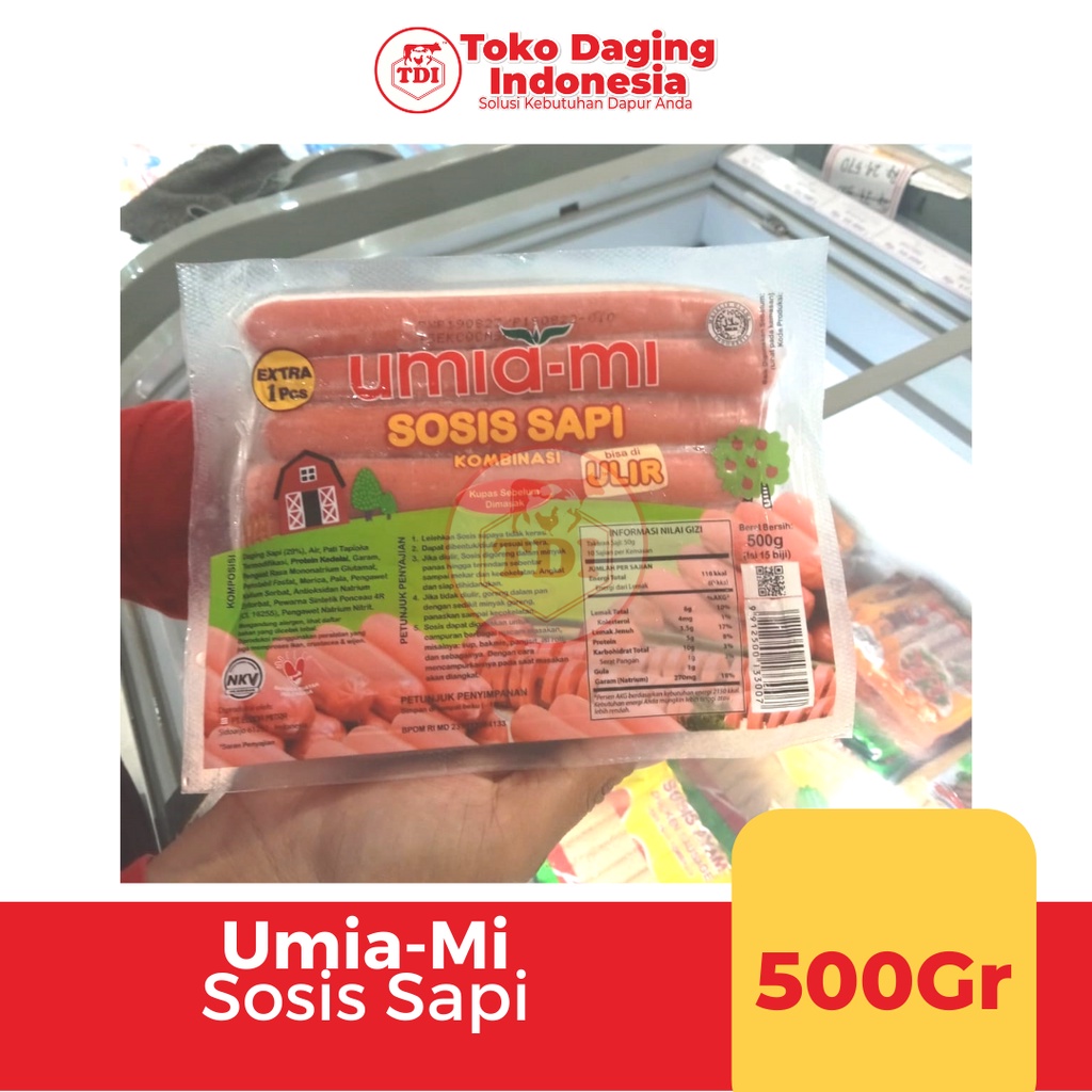 

Umia-mi Sosis Ayam & Sapi Ulir