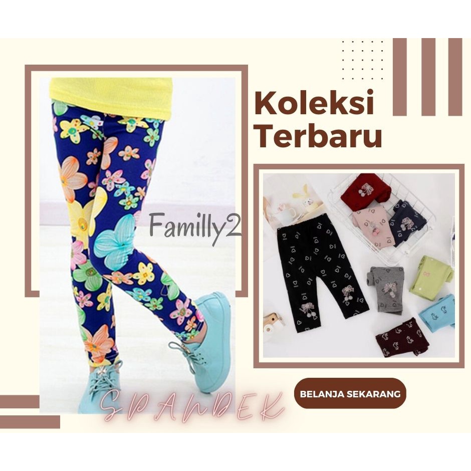 Legging Anak Usia 9th sampai 13th/ Legging Anak Panjang/ Jegging Anak/ Leging Anak Spandex/ Jeging Anak