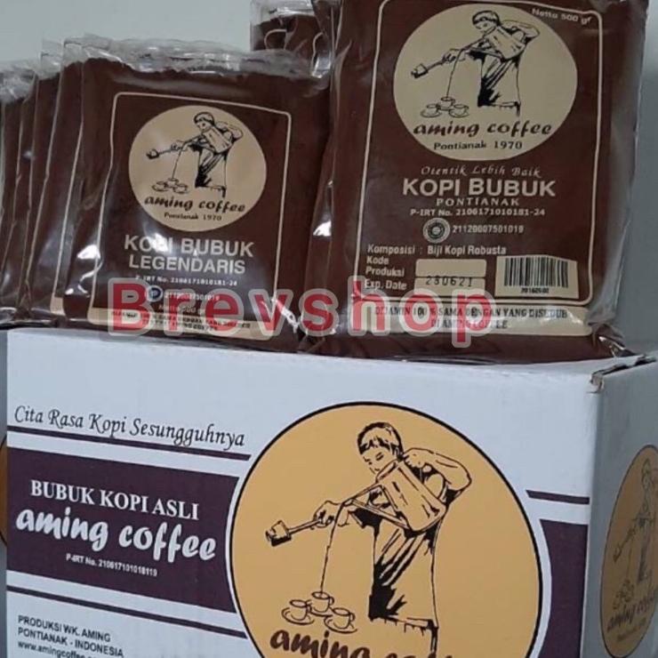 

TERBARU KOPI AMING Coffee shop kopi bubuk legendaris Aming asli pontianak KHUNTIEN PILIHAN KOPI ROBUSTA