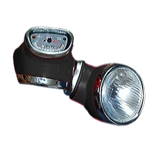 Cover Lampu Kepala Depan CD Hitam Batok Headlamp Depan CD Warna Black Hitam Set Speedo Dan Reflektor Depan Biasa
