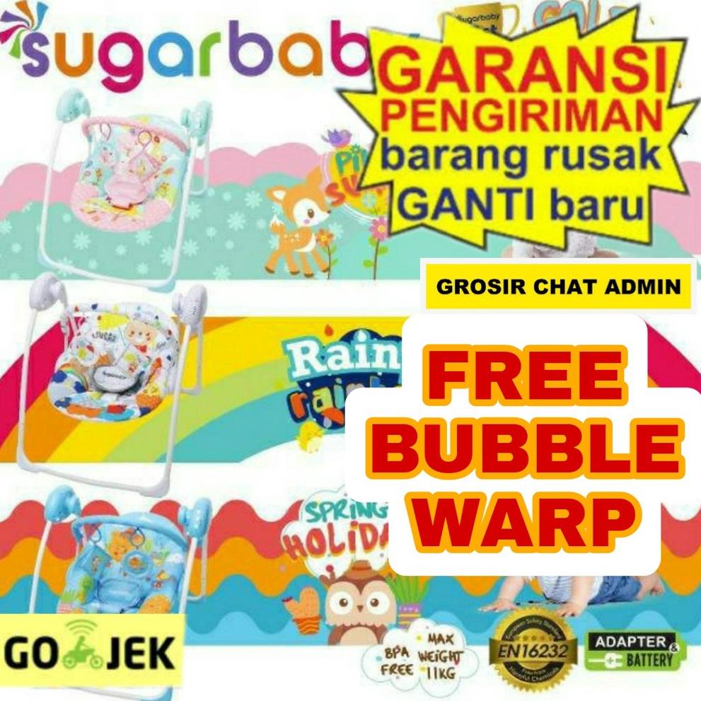 TREN TERBARU [Bouncer Bayi Indonesia] SWING BOUNCER Elektrik Baby Sugar baby Ayunan Bayi Baby Swing 