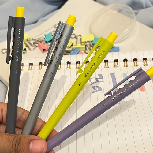 Pulpen Faber Castell P7 pastel/Pen Faber P7/Pen warna pastel random