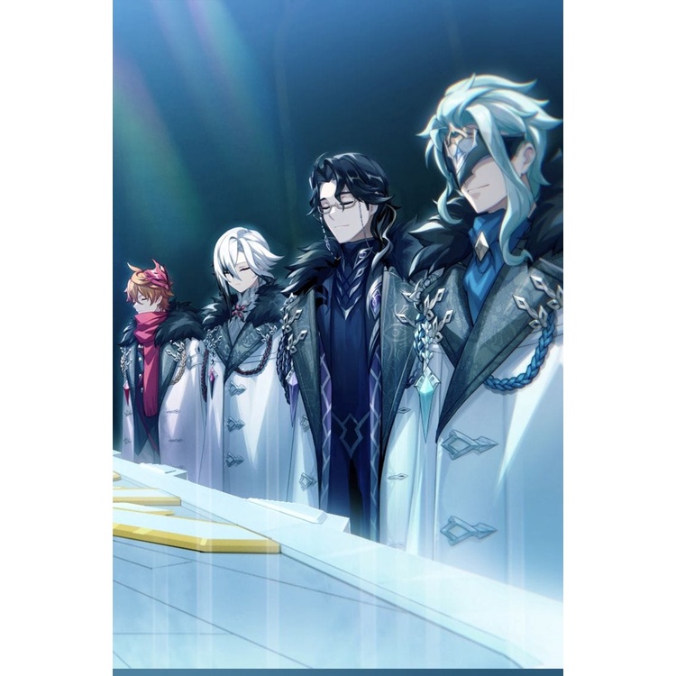 Koleksi Costume Jubah Fatui Lengkap Genshin Impact - No Brand (Eleven Fatui Harbinger)