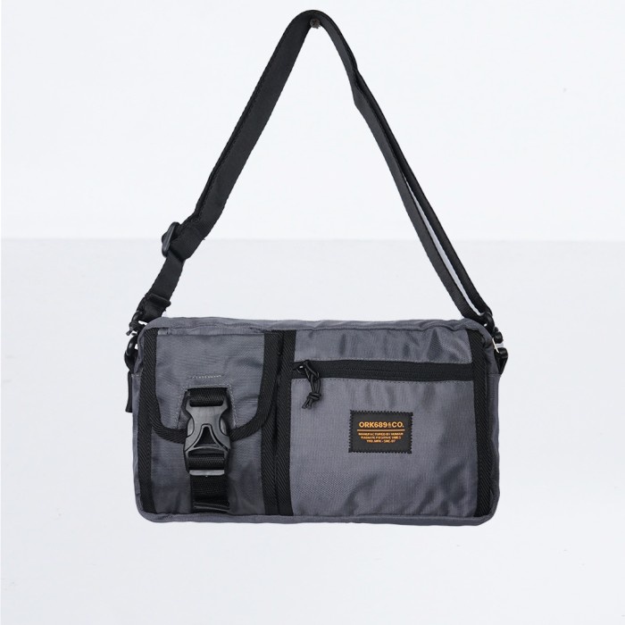 tas selempang pria  ORK689 Tas Selempang Pria Waistbag Pria Tas Pria Tas Slempang Wp Byc - GRAY(H4G9