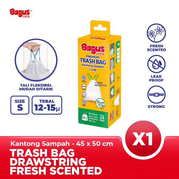 Ktmstore Bagus Premium Trashbag Scented Kantong Sampah dengan Tali