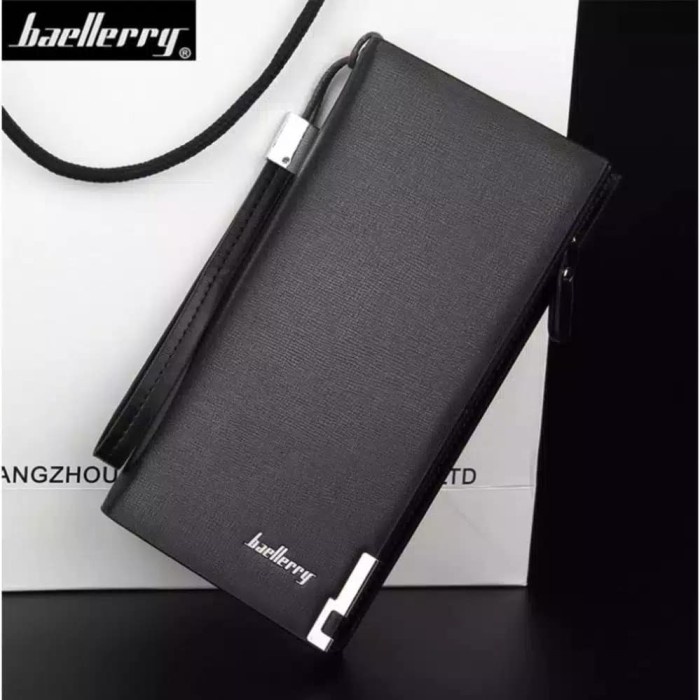 Dompet Pria Panjang Pria Wanita Baellery Model Panjang Hitam A7C8 Dompet Kualitas Terbaik Promo Terl