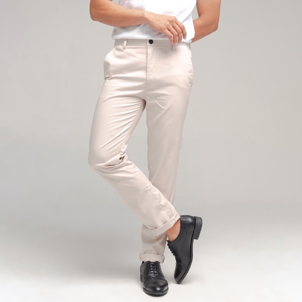 ORCA - Celana Panjang Union (Non Stretch) Long Chino Cream