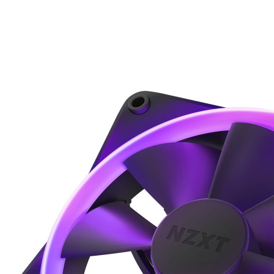 NZXT F120 RGB Triple Pack Matte Black - 3x120mm RGB Fans &amp; Controller