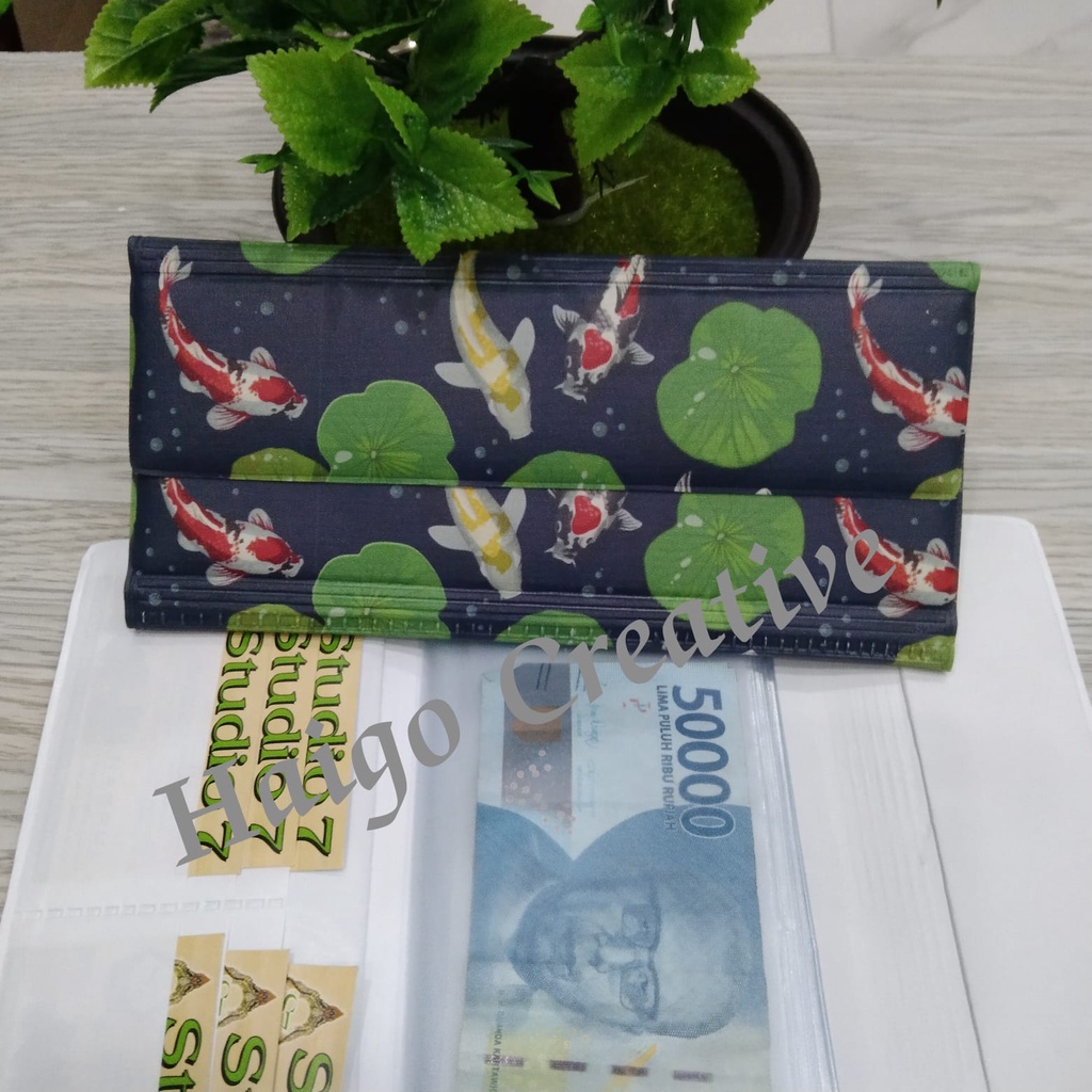 DOMPET DISIPLIN MOTIF IKAN