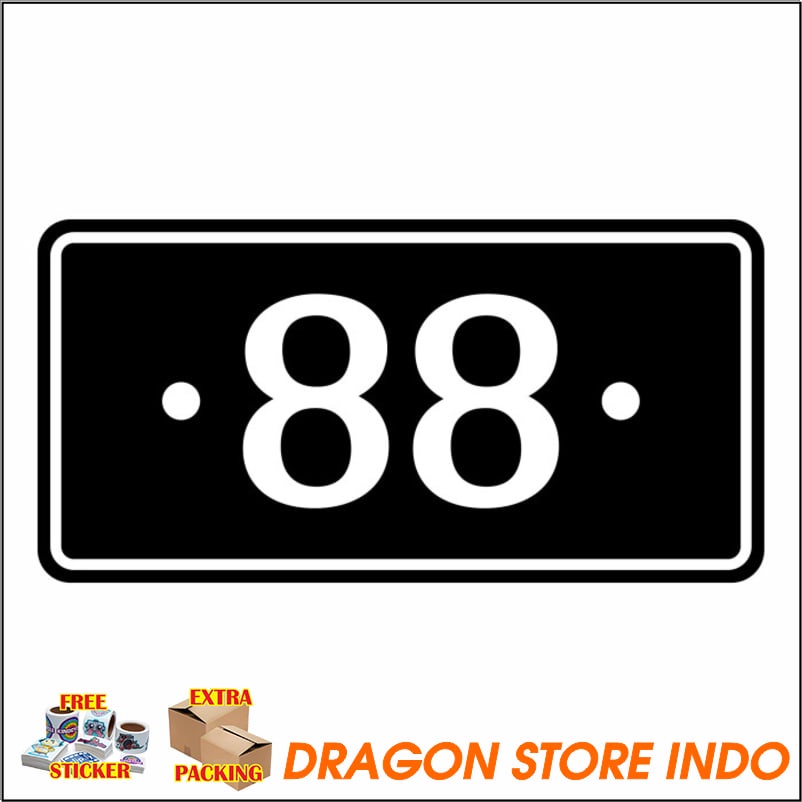 

Murah Plang Nomor Rumah Unik 40cm x 20cm Plat Alumunium Elegan