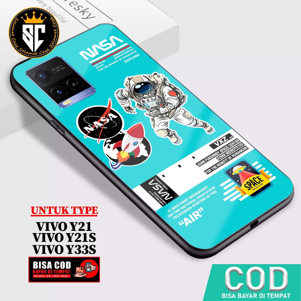 Case Vivo Y21 Y21S Y33S Casing Vivo Y21S Y21 Y33S Selamet Case [NSA] Case Glossy Case Aesthetic Cust