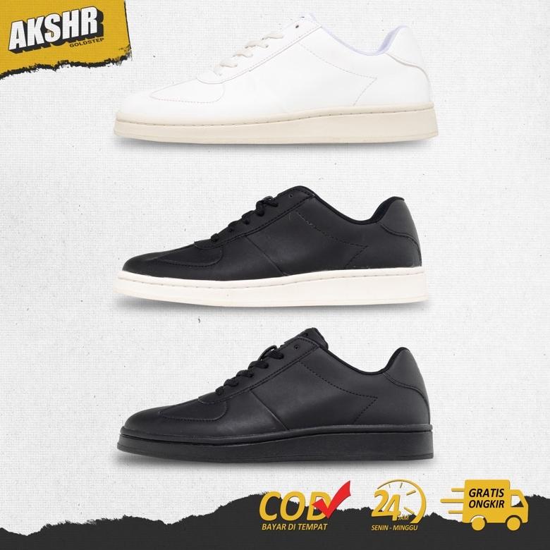 Sepatu Sneakers Brodo Trainer Warna Full White / Full Black / Black White - Original Brodo Qilpah