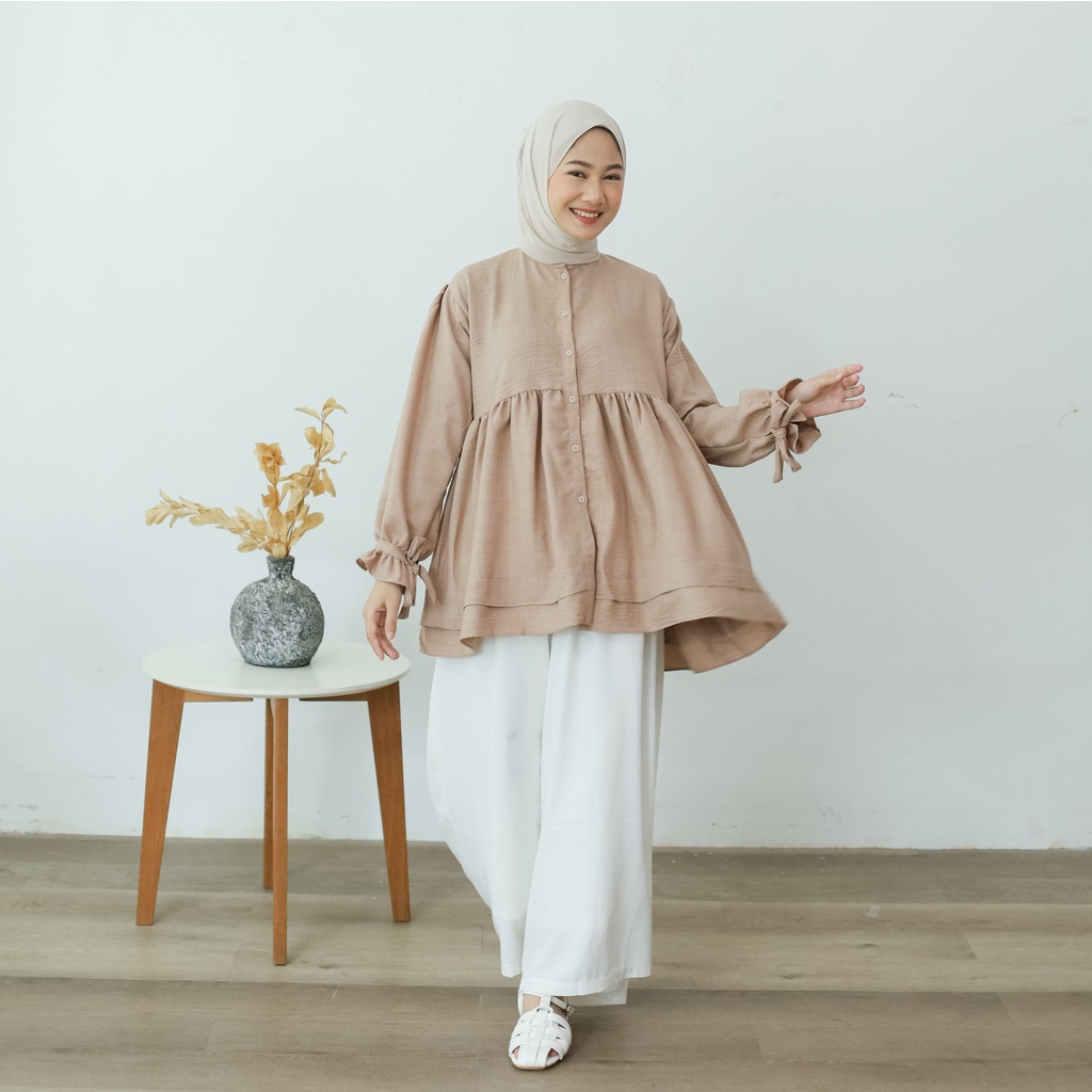 Eveseitch - New Product Kyuri Shirt - Shirt Wanita