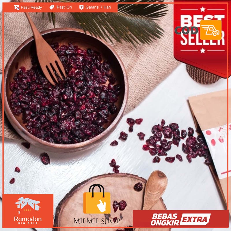 

DRIED CRANBERRY 500 GRAM PREMIUM QUALITY