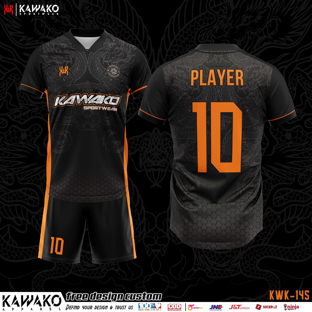 Jersey Bola & Futsal (FREE CUSTOM DESIGN)