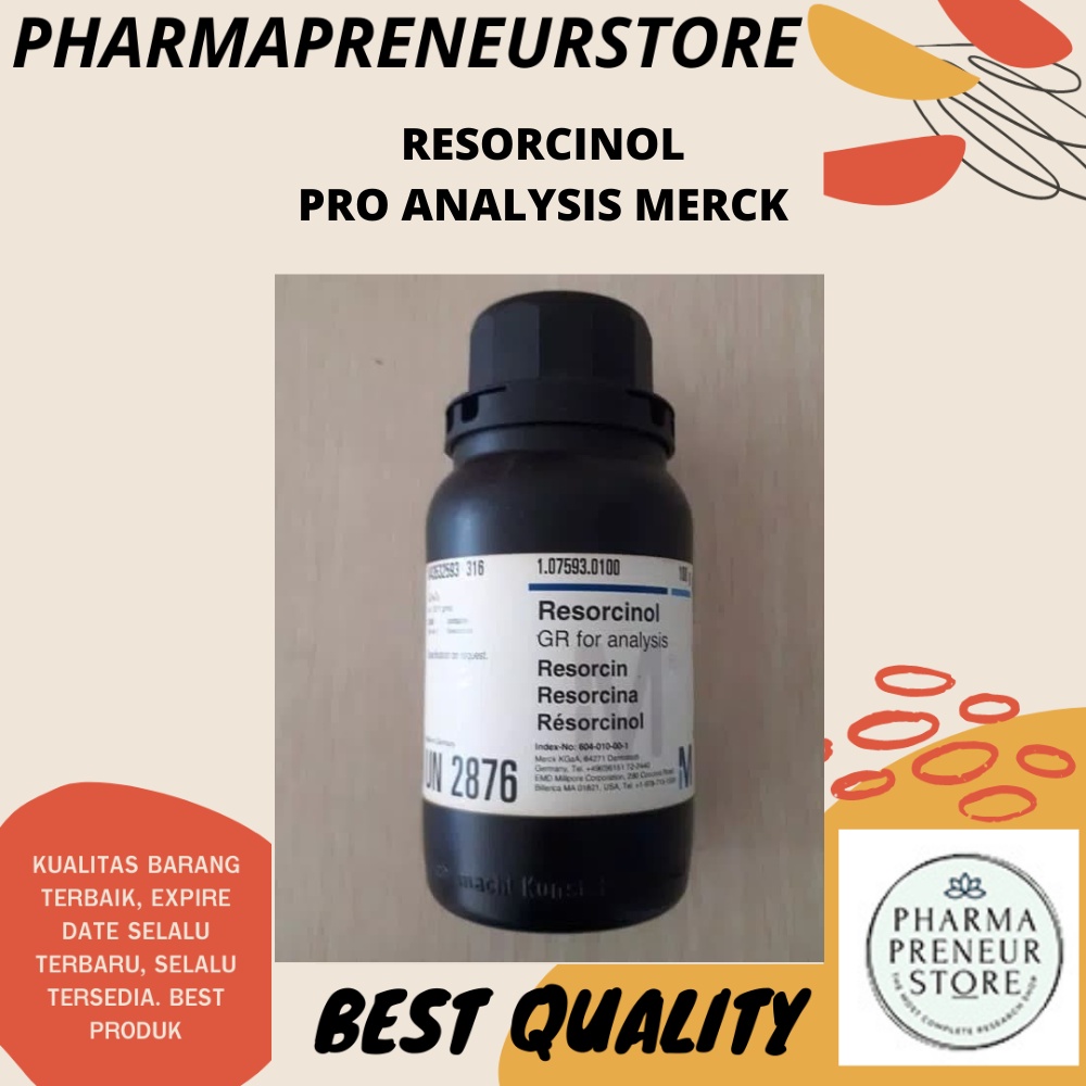 RESORCINOL / RESORCIN / RESORCINA / RESORSINOL PRO ANALISA 1 GRAM MERCK BEST QUALITY