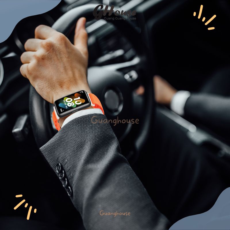 Strap Huawei Band 7 Nilon Loop Strap Huawei Band 8 Alpino Loop Tali Pengganti Huawei Band 8 Bahan Nilon