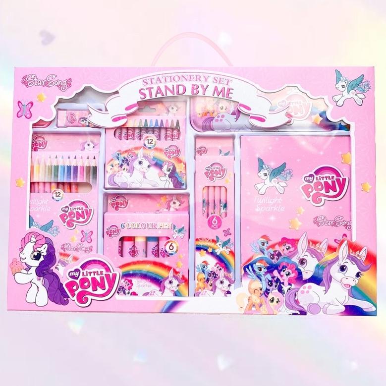 

[COD] Set alat gambar little pony super komplit 5334