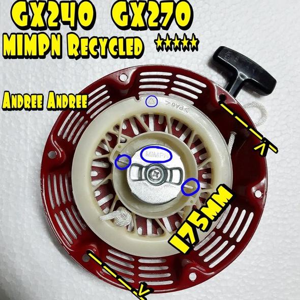 GX240 GX270 Recoil Starter - Kap Engkol Honda GX-240 GX-270 GX 240 270