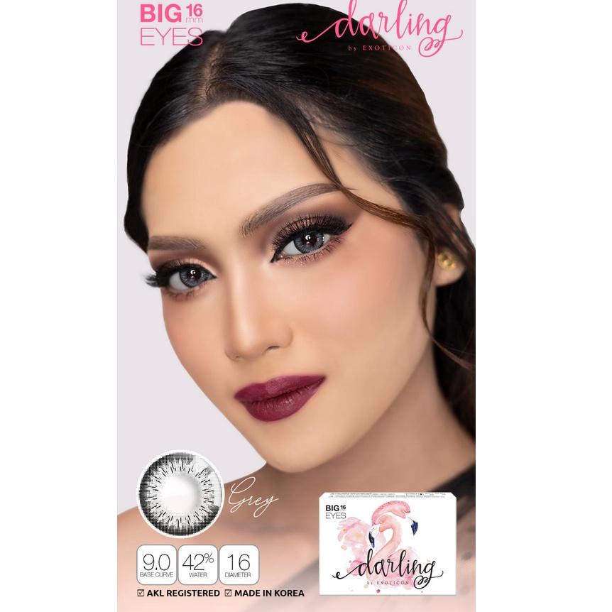 SOFTLENS MINUS DARLING GREY & BROWN 16MM • SDU.31Ma23ғ