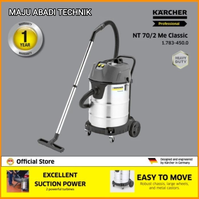 Karcher NT 70/2 Me Classic - Vacuum Cleaner Industri