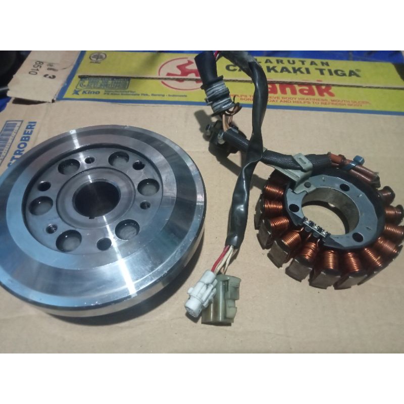 magnet spul Yamaha Vixion lama old ori copotan