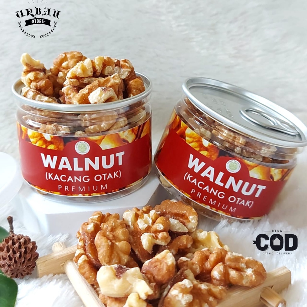 

Can - Roasted Walnut Kacang Otam Oven Marang Kualitas Premium