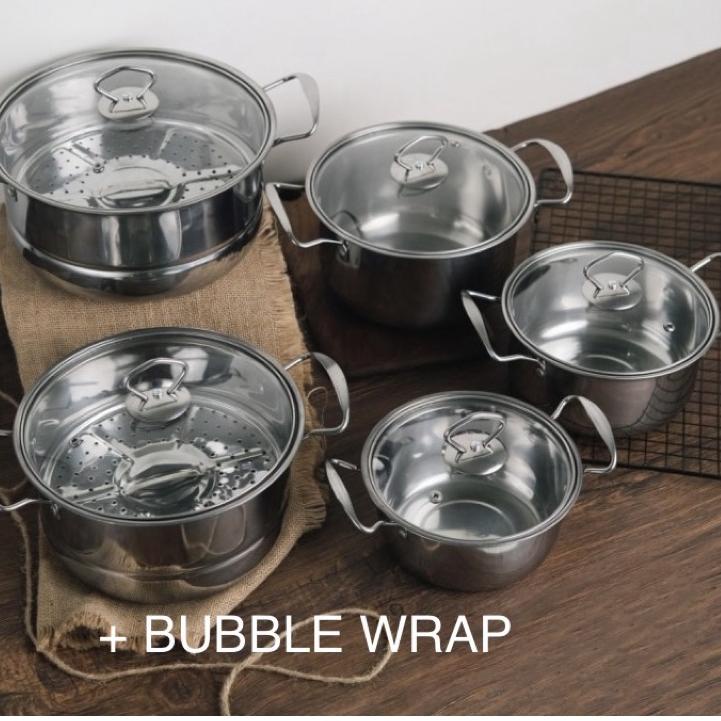 ✹ Panci Set High Pot Steamer Stainless 5 In 1 ♣