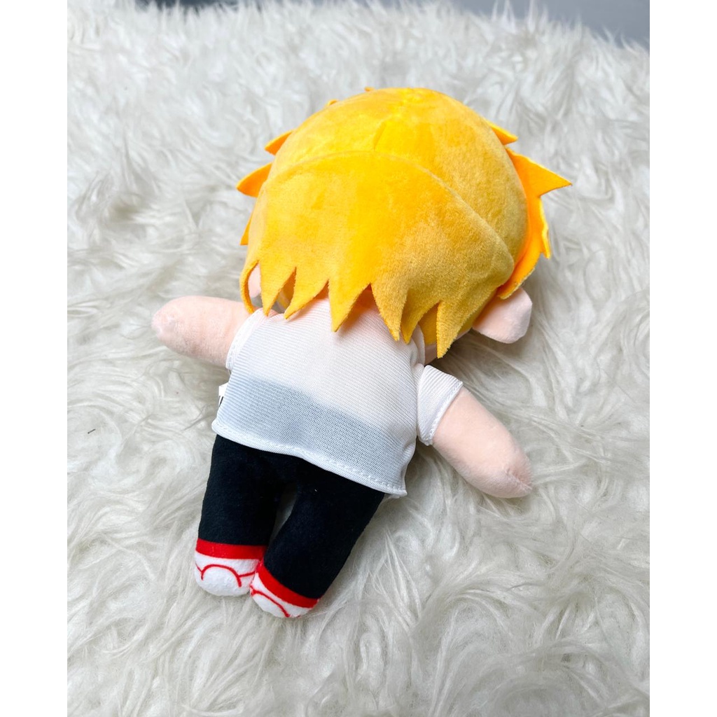 Boneka Denji Casual Chainsawman Chibi Anime Gantungan Cermin dan Kaca Mobil