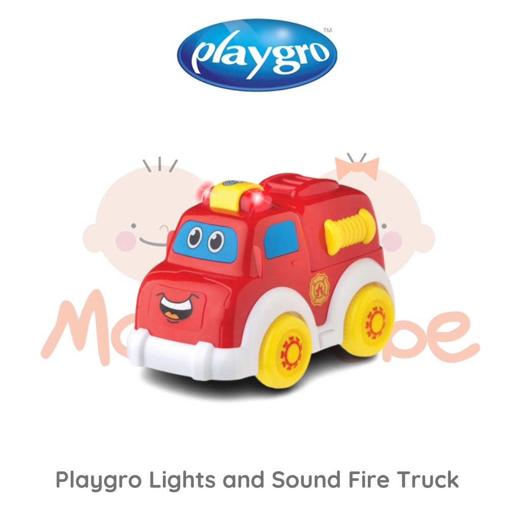 Playgro Baby Lights and Sound Fire Truck Mainan Mobil-mobilan Anak