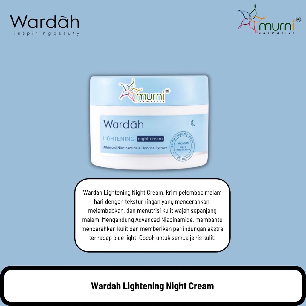 WARDAH Lightening Night Cream 30gr
