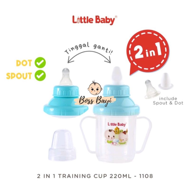 LITTLE BABY - Training Spout Cup / Cangkir Bayi 220ml