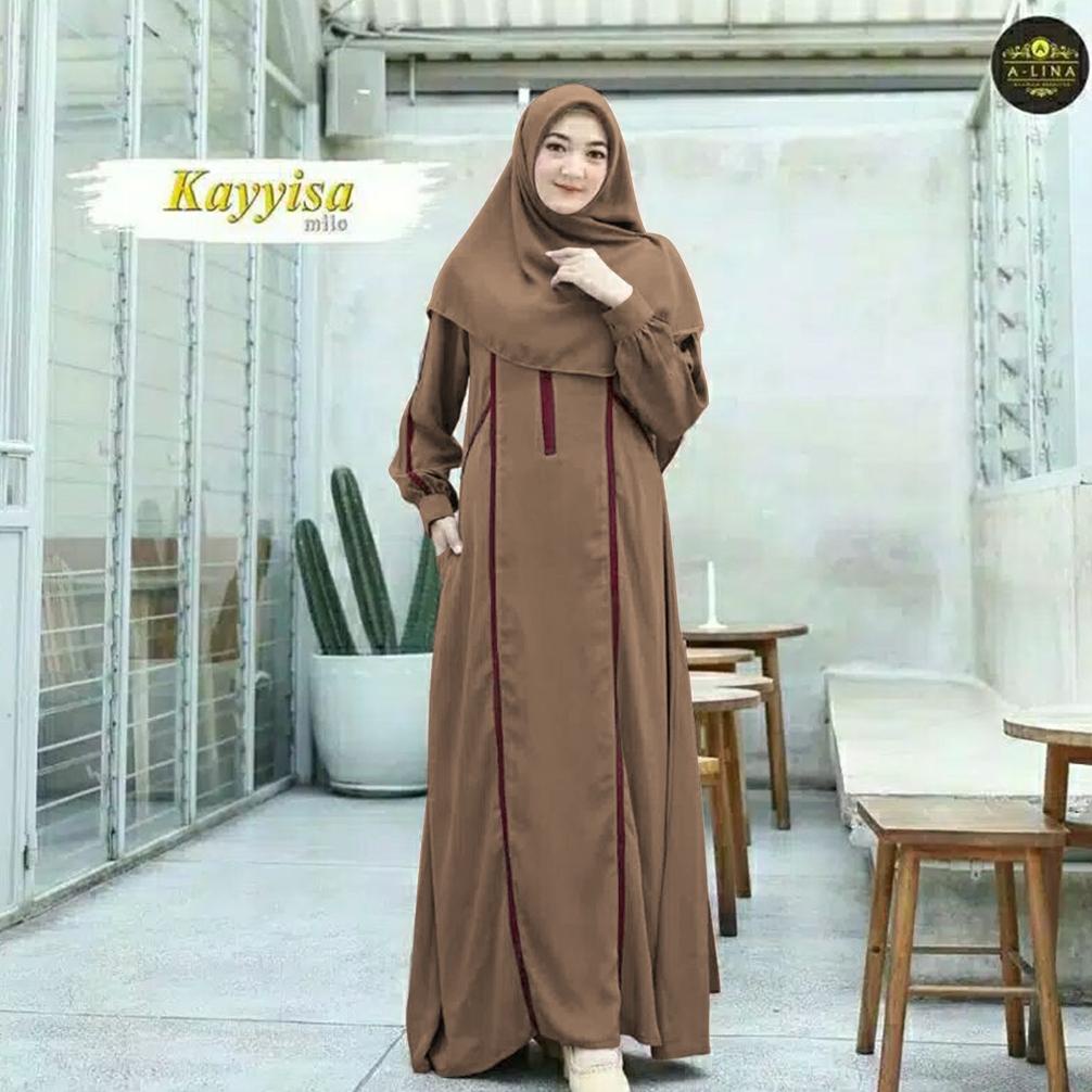 ABAYA TURKEY POLOS RESLETING DEPAN HITAM ARAB SAUDI BASIC WANITA EXCLUSIVE DEWASA REMAJA - TREN KEKI