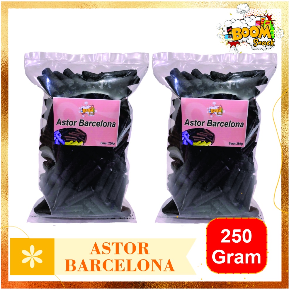 Astor Barcelona Wafer Roll Barcelona Kemasan 250 Gram