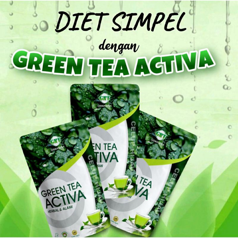 

Teh hijau asli Paket Green Tea Activa Peluntur Lemak