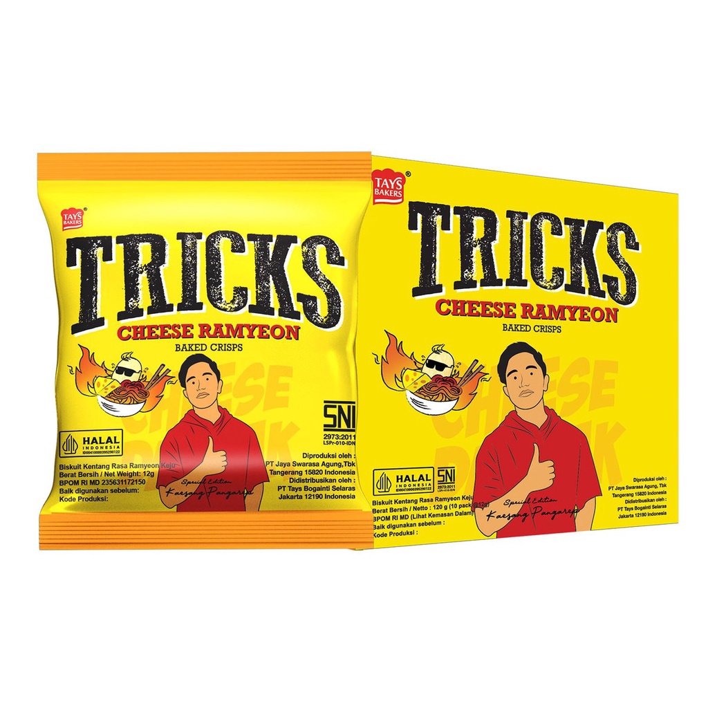 BOX - Tricks Baked Crisp 18g isi 10pcs