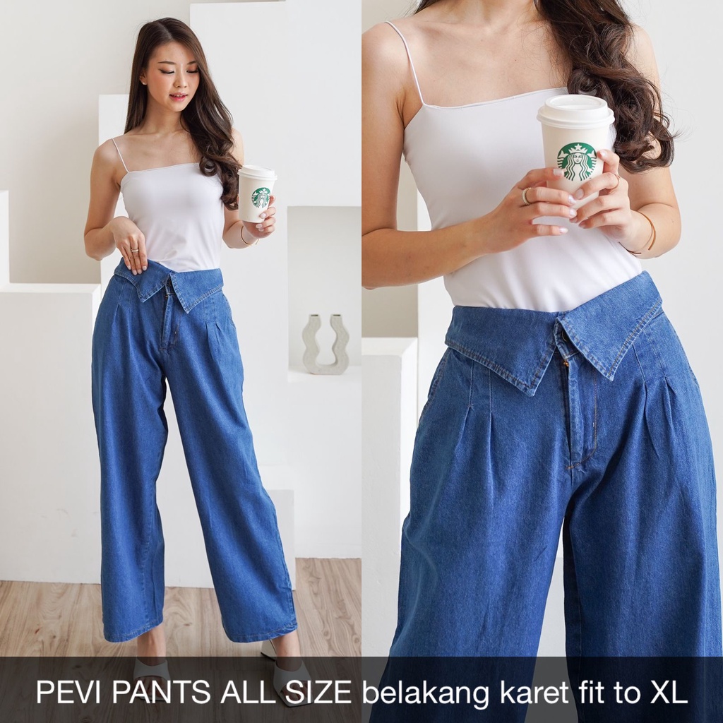 CELANA JEANS WANITA PEVI PANTS -SYS CLOTHIER