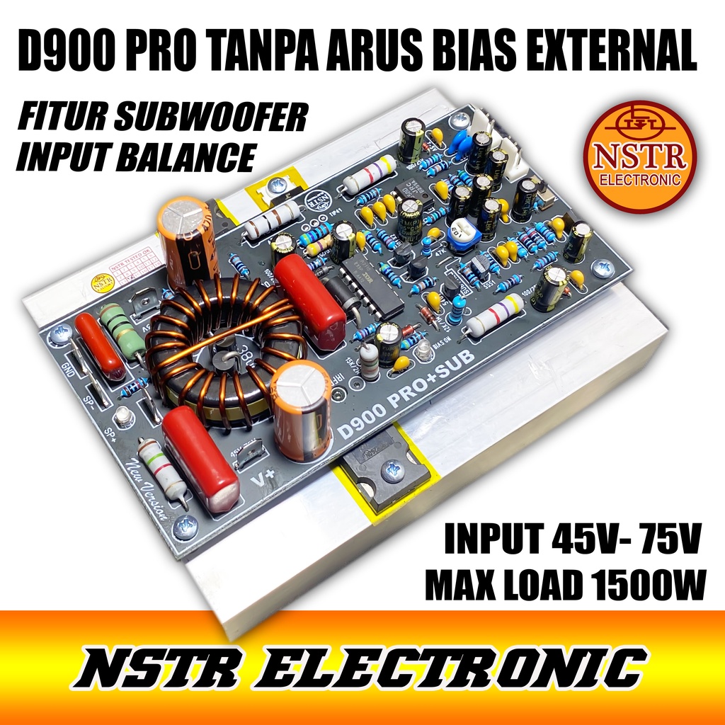 class d900 pro plus subwoofer tanpa arus bias external