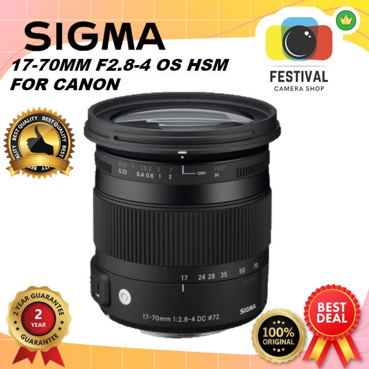 Sigma For Canon 17-70mm / Sigma 17-70mm F/2.8-4 DC Macro OS HSM