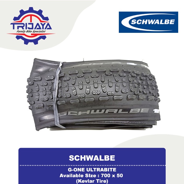 Schwalbe Tire G-One UBITE 700 x 50 KEVLAR Ban Luar Sepeda